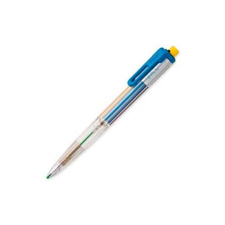 Pentel Pentel® Automatic 8-Color Crayon Mechanical Pencil, Refillable, Clear Barrel PH158